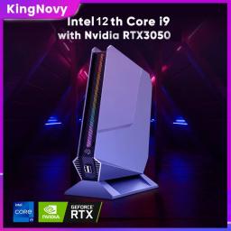 New Intel RGB Gamer Mini PC i7 13700H i9 12900H NVIDIA RTX 4060 3050 8G 2xPCIe Windows 11 Mini Computer Gaming PC Desktop WiFi6