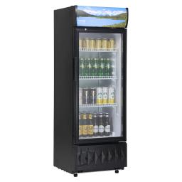 VEVOR Commercial Refrigerator,195L 275L 345L 420L Beverage Refrigerator Cooler, Glass Door Display Refrigerator Upright Fridge