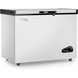 10 Cu Ft Deep Freezer - Chest Freezer with Removable Basket and Adjustable Thermostat - Compact Freezer Energy Saving Quiet