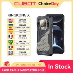 CUBOT KINGKONG X, Rugged Smartphone 5G, 32GB RAM(16GB+16GB), 256/512GB ROM, 10200mAh, 6.583-Inch 120Hz Screen, NFC,WiFi 6, 100MP