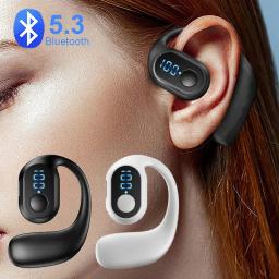 OWS Bluetooth 5.3 Headphone Wireless Ear Hook Earphone HiFi Stereo Noise Reduction Headset Waterproof Earbud For Huawei Xiaomi