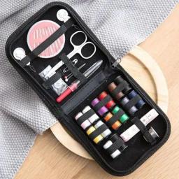 12 Needle Portable Mini Travel Household Sewing Box Set Sewing Kit Storage Bags Sundries Organizer Home Tools