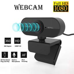 1080P Full HD Mini Web Camera PC With Microphone USB Plug Support Desktop Laptop  Suitable For Video Calls Conference Live Work