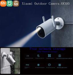 Xiaomi Mijia APP Outdoor Camera AW300 1296P Waterproof 2K Security Cam WiFi Full Color Night Vision Webcam Monitor Audible Alarm