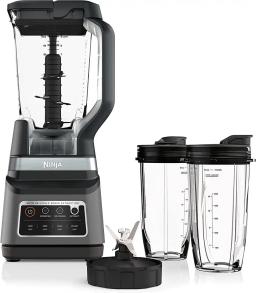 Ninja BN751 Professional Plus DUO Blender, 1400 Peak Watts, 72-oz. Total Crushing Pitcher & (2) 24 oz. To-Go Cups, Black