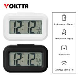 Mini Alarm Clock Thermometer Lcd Indoor And Outdoor Thermometer Fish Tank Aquarium Pet Refrigerator Cold Storage Thermometer