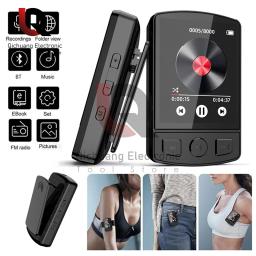 New A7 Sport Bluetooth Mp3 Player Portable Clip Mini Music Walkman With Screen Support Fm Recording Clock Hifi Audio Player