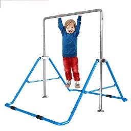 Gymnastics Horizontal Bar for Kids Folding Adjustable Height Home Training Bar Equipment  gym equipment for home pull up bar