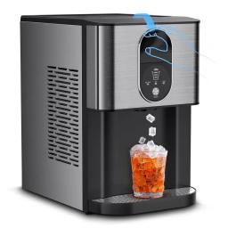 Nugget Ice Maker Dispenser, Self Dispensing Pellet Ice Maker, 44lbs/24H, 15mins Quick Ice Make