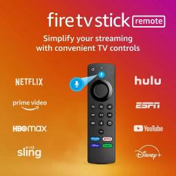 Replacement Bluetooth Voice Remote Control for Fire TV Stick 4K Max 3rd Gen Stick Lite Cube Smart TV Controller Works with Alexa