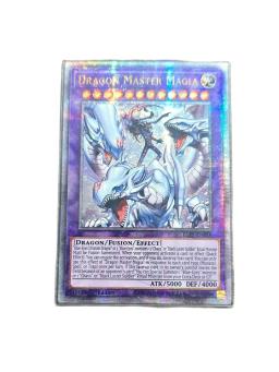 YuGiOh TCG Battles of Legend: Terminal Revenge BLTR 25th/QCSER Dragon Master Magia Collection Gift Toy Card (Not Original)