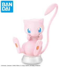 Stocked Bandai Original Pokemon Model Kit Quick Series Mew 8Cm Assembly Figures Model Toys Decoration Children Toys Gifts