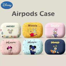 Disney Winnie Pooh Daisy Mickey Minnie Apple Airpods 1/2/3 Aripods Pro/Pro2 Wireless Bluetooth Headphone Protective Case Soft