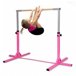 130cm Adjustable For Kids Exercise Gymnastic Bar Horizontal Sports Gym Training Kids Kip Horizontal Bar