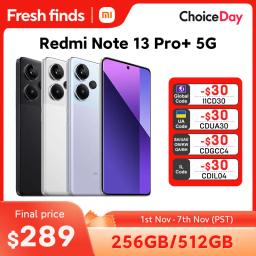 [World Premiere] Xiaomi Redmi Note 13 Pro Plus 5G Smartphone MediaTek Dimensity 7200-Ultra 200MP OIS Camera 120W HyperCharge NFC