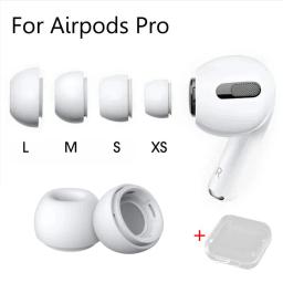 Eartips For Airpods Pro1/2 Ear Pads Silicone Case Ear Caps Cushion Eartips Buds Soundproof Earphone Earplugs Apple Air Pods Pro