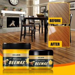 Wood Care Wax Solid Wood Furniture Polishing Seasoning Natural Beeswax Polisher Waterproof Furniture Care Maintenance Beeswax