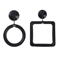 448B Fish Feeding Ring Safe Floating Feeder Circle with Suction Cup for Guppy Betta Easy to Install Black Square / Round