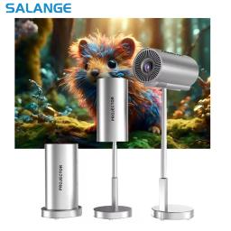 Salange X5 Mini Projector LED Android 9.0 4K Full HD 720P TV Home Theater Cinema WIFI 6.0 Support Telescopic Function