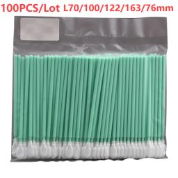 100Pcs/Bag Non Woven Cotton Swabs Dust-free Anti-static Cleaning Q-tips For Fiber Laser Machine Focus Lens Protection Windows