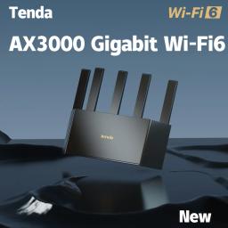 Tenda AX3000 MESH WiFi6 Gigabit Wireless Router 3000M Wireless Speed 2.4G&5G Dual Band Home Gaming Intelligent Hotspot