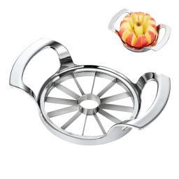 High Quality 12-Blade Extra Large Apple Cutter Slicer,Stainless Steel Ultra-Sharp Fruit Corer Slicer Tools Kitchen Accessories