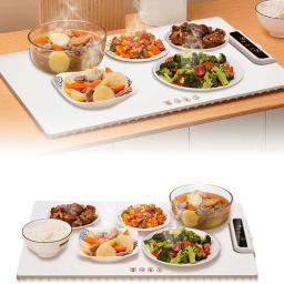 220V Electric Warming Tray Foldable Food Warmer With Adjustable Temperature Control For Buffet Restaurants Party Decor