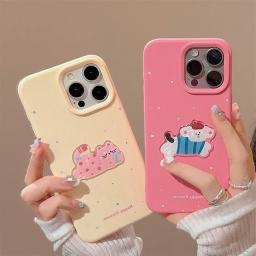 Silicone soft 3D cat dog earphone case for apple airpods 1 pro 2nd 2  3 wireless bluetooth charging box headset cover