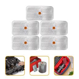 5 Pcs Reusable Desiccant Moisture Absorbing Packets Color Changing Cars Hygroscopic Agent Reusable Silica Gel Home Dehumidifiers