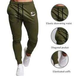 Anime Smiley Face Printed Men Jogging Pants Mens Fitness Joggers Running Pants Training Sport Trousers Sportswear Sweatpants