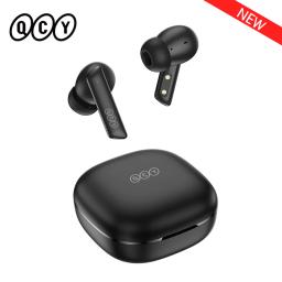 QCY HT05 ANC Wireless Earphone 40dB Noise Cancelling Bluetooth 5.2 Headphone 6 Mic ENC HD Call TWS Earbuds Transparency Mode