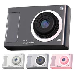 CCD Camera HD 1080P 48MP Dual Lens Compact Small Camera Digital Point and Shoot Camera Support 32GB Card Birthday Gifts for Kids