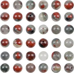 Natural African Blood Stone Beads Crystal 6 8 10mm Gemstone Round Energy Healing Loose For Jewelry Making DIY Bracelet Necklace