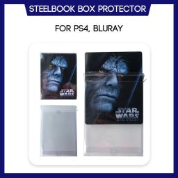 Box Protector Steelbook Blu-ray For PS4 G2 Sleeve Custom Made Clear Plastic Protection