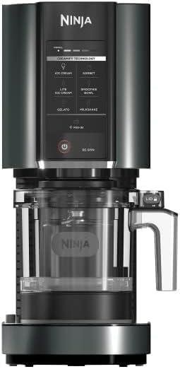 Ninja NC301 CREAMi, Ice Cream, Gelato, Milkshake, Sorbet, and Smoothie Bowl Maker, 7 One-Touch Programs, Black (Renewed)