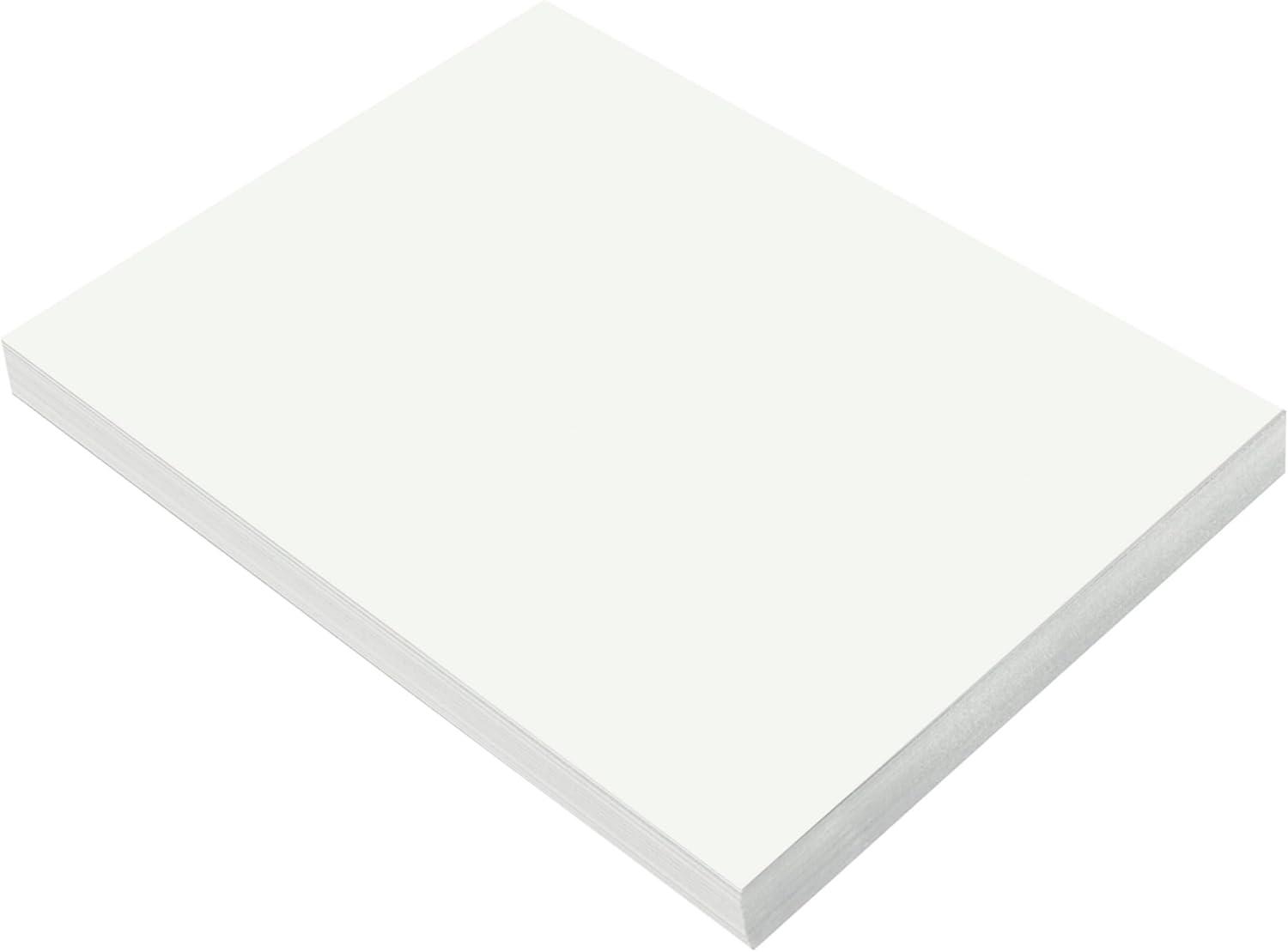 Prang (Formerly SunWorks) Construction Paper, White, 9" x 12", 100 Sheets