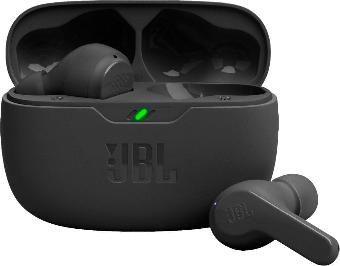 JBL Vibe Beam True Wireless Bluetooth In-Ear Headphones - Black (Renewed)