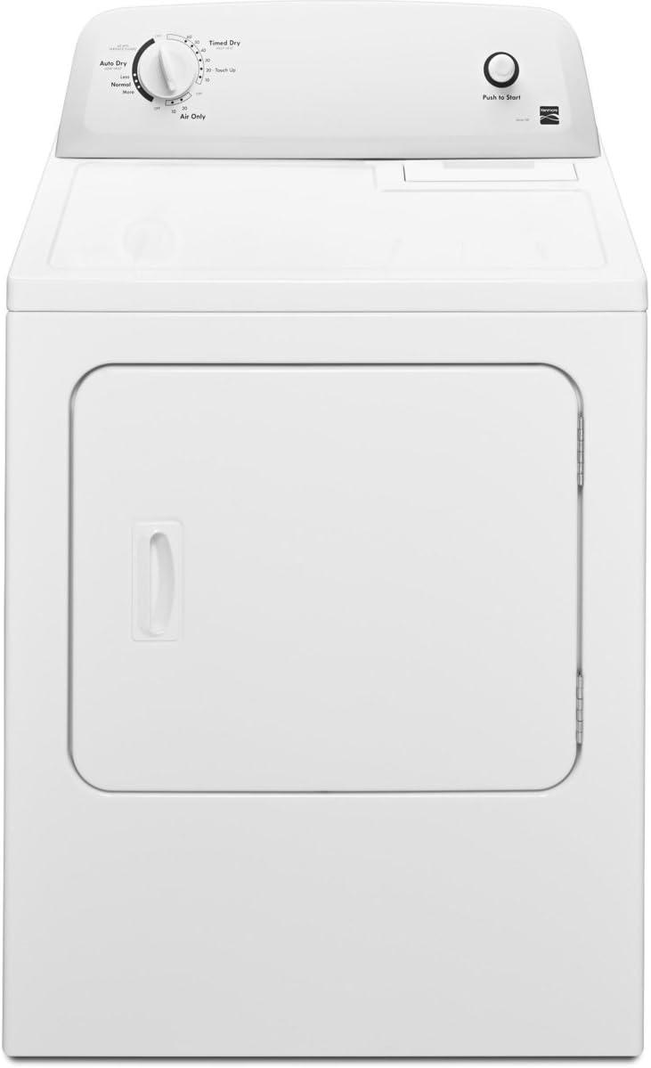 Kenmore Electric Dryer with Wrinkle Guard and Auto Dry, Electric Laundry Drying Machine 6.5 cu. Ft. Capacity White