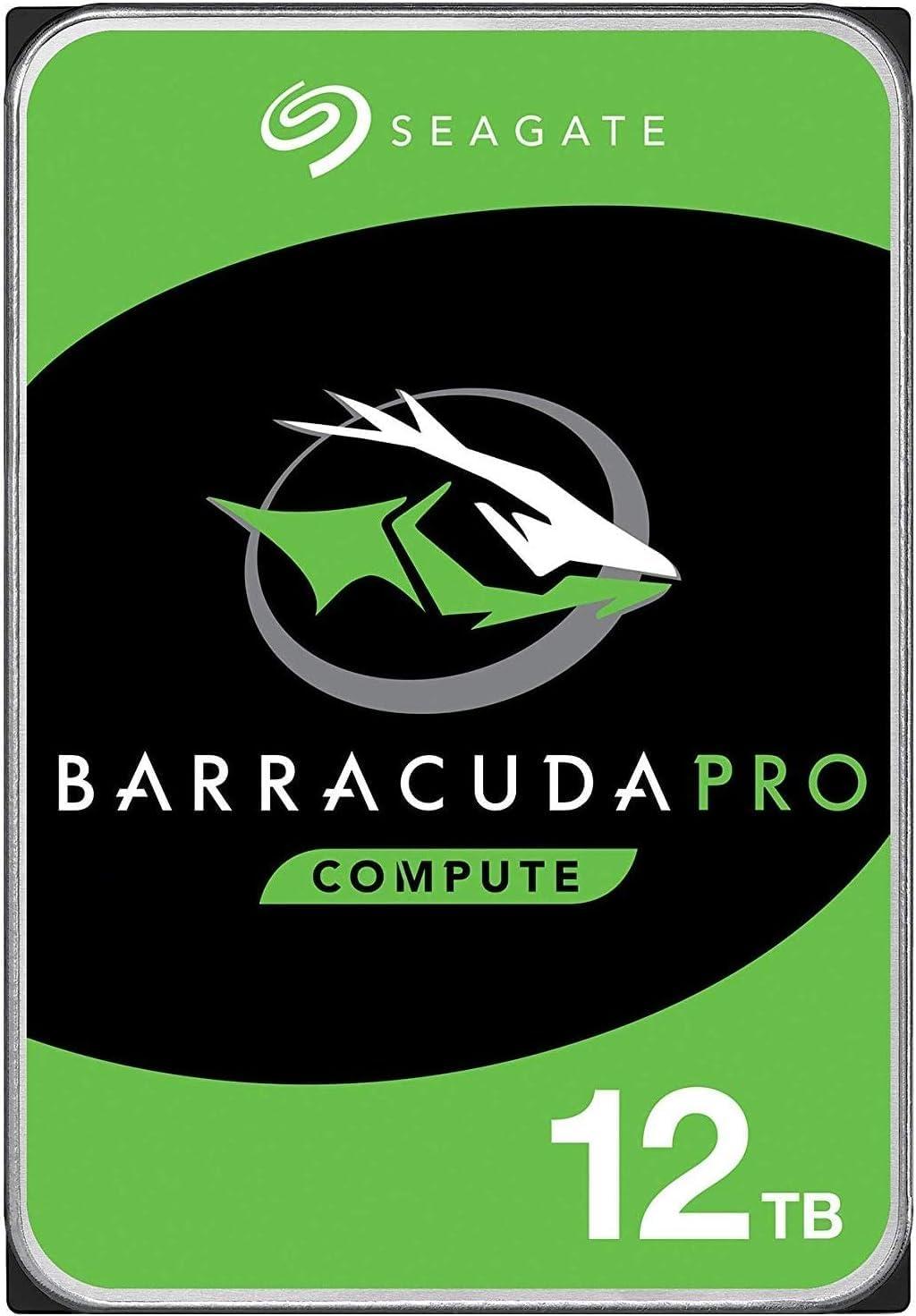 Seagate BarraCuda Pro 12TB Internal Hard Drive Performance HDD – 3.5 Inch SATA 6 Gb/s 7200 RPM 256MB Cache for Computer Desktop PC Laptop – Frustration Free Packaging (ST12000DM0007) (Renewed)