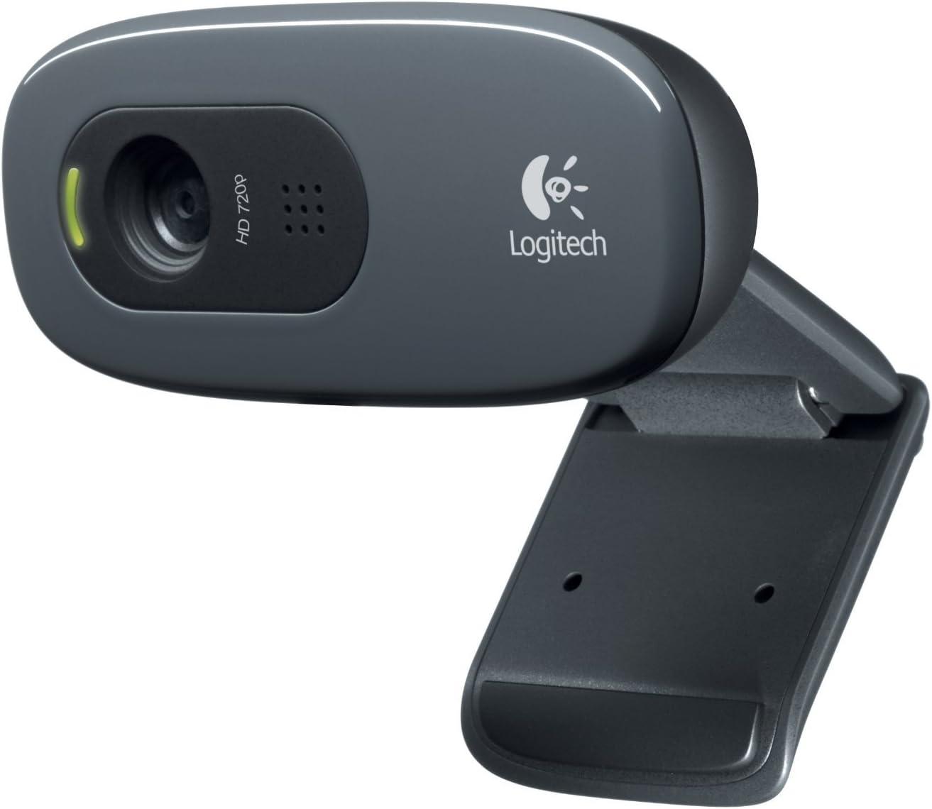 Logitech C270 Desktop or Laptop Webcam, HD 720p Widescreen for Video Calling and Recording (Renewed)