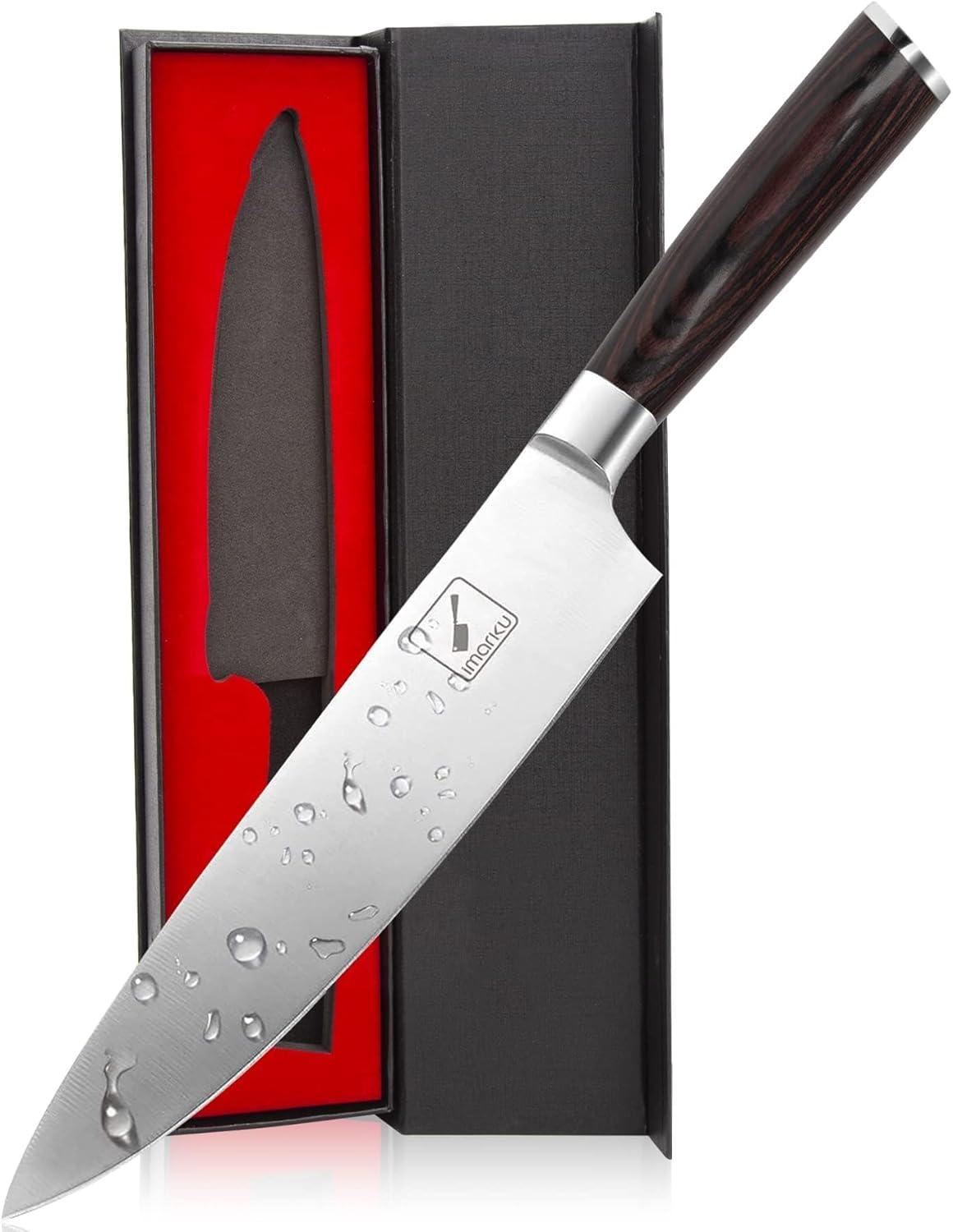 imarku Japanese Chef Knife - Sharp Kitchen Knife 8 Inch Chef's Knives HC Steel Paring Knife, Unique Gifts for Men and Women, Gifts for Mom or Dad, Kitchen Gadgets with Premium Gift Box