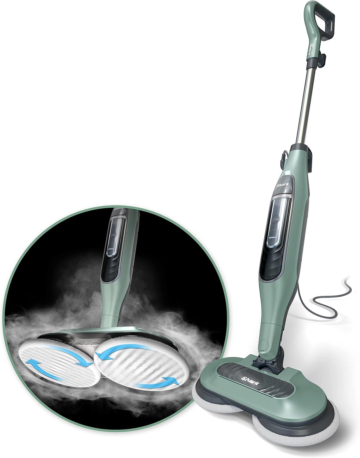 Shark S7000AMZ Steam & Scrub All-in-One Scrubbing and Sanitizing Hard Floor Steam Mop, Pure Water (Renewed)