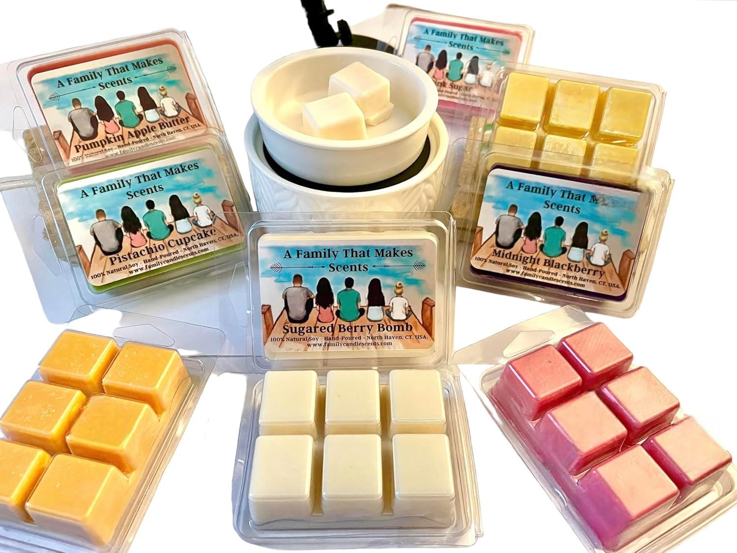 70 Scents- Strong Scent- Long Lasting - Eco-Friendly - Hand-Poured - Scented Wax Tarts- Choose Your Scent. Max Scent (Grandpa's Pipe)